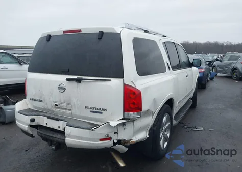 2010 Nissan Armada Platinum from USA, damaged, VIN 5N1BA0NE1AN614582